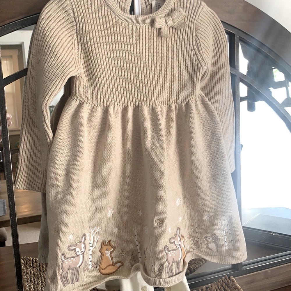 Holiday/Winter Dress with full length tights